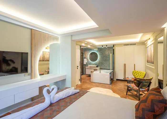 Apartamento Merkezde Jakuzili Lüks - Ocekhomes Meva *